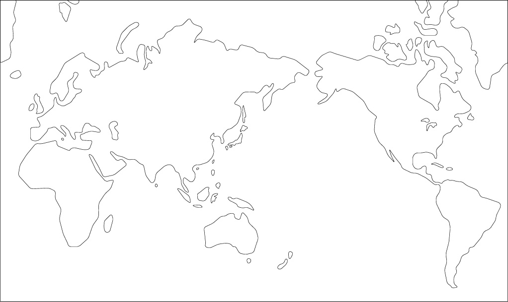 上アジア 白地図 フリー 無料イラスト集